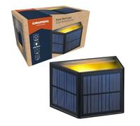 Grundig - Lámpara solar exterior para jardín, color blanco cálido - Iluminación exterior solar LED IP44 - Luz solar exterior para pared jardín