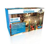 Grundig Navidad lámpara de 50 LED, plástico, verde, 12 x 7 x 7 cm