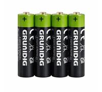 Grundig Pilas AA HR6 1,2 V 1300 mAh, 4 Unidades, Pilas AA Recargables NI-MH, Pilas AA para electrodomésticos