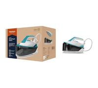 GRUNDIG Plancha de vapor SIS 6550 2400 W, 6,5 bar, vapor de 110 g/min y supervapor adicional de 360 g/min, suela de cerámica, autolimpieza y depósito de agua de 1,2 l, calentamiento rápido, blanco