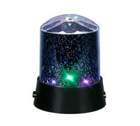 Grundig Proyector de estrellas con luz nocturna - Proyector LED con cielo estrellado para habitación infantil y dormitorio - Luz de cambio de color y luz blanca - con cable USB-C - Funciona con pilas