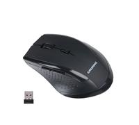 Grundig Ratón inalámbrico de 2,4 GHz - Ratón inalámbrico con Receptor USB y 3 dpi Ajustes - Plug & Play para Ordenador portátil y Ordenador - Uso silencioso - Negro