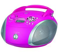 Grundig RCD 1445 - Microcadena de 12 W (CD, USB, MP3, FM, 3.5 mm), Rosa
