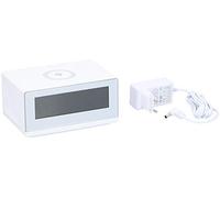GRUNDIG Reloj despertador con cargador inalámbrico Blanco Reloj digital Dormitorio