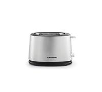 Grundig Tostadora TA5620, 850 W, regulador giratorio para ajuste del tostado, acero inoxidable/negro