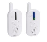 Grundig Vigilabebés Audio DECT - Cámara Vigilancia Bebe sin WiFi - Monitor Bebe con Indicador LED - Comunicación Bidireccional sin Cámara - Portátil - Blanco