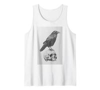 Grunge Cuervo Gótico Estética Cuervo Oculto Pájaro EMO Chica Camiseta sin Mangas