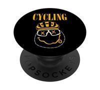 Grunge Cycling Funny Cyclist Gravel Road Mountain Jersey PopSockets PopGrip Adhesivo