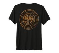 Grunge Spiral Abstract Nature Vintage y2k Earthy Bleach Camiseta Premium