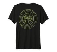 Grunge Spiral Abstract Nature Vintage y2k Earthy Green Camiseta Premium