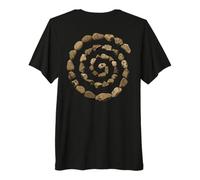 Grunge Stone Spiral 90s Vintage Nature Goblincore Geology Camiseta Premium