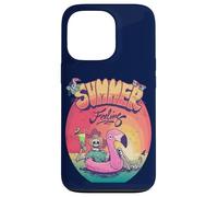 Grunge Summer Vibes Skeleton Flamingo Inflatable E Girl Carcasa para iPhone 13 Pro