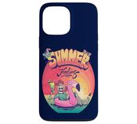 Grunge Summer Vibes Skeleton Flamingo Inflatable E Girl Carcasa para iPhone 13 Pro Max