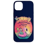 Grunge Summer Vibes Skeleton Flamingo Inflatable E Girl Carcasa para iPhone 14 Plus