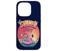 Grunge Summer Vibes Skeleton Flamingo Inflatable E Girl Carcasa para iPhone 14 Pro