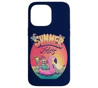 Grunge Summer Vibes Skeleton Flamingo Inflatable E Girl Carcasa para iPhone 14 Pro Max