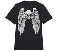 Grunge Wings Angel On Back Skull y2k 2000s Goth EMO Harajuku Comfort Colors Adult Heavyweight T-Shirt