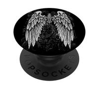 Grunge Wings Angel On Back y2k 2000s Goth Vintage Harajuku PopSockets PopGrip Adhesivo