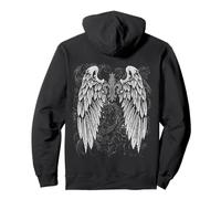 Grunge Wings Angel On Back y2k 2000s Goth Vintage Harajuku Sudadera con Capucha