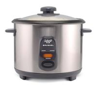 Grunkel Arrocera y Vaporera RC-L Funciones para cocinar arroz, legumbres y verduras olla extraíble antiadherente con tapa y cuchara