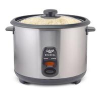 Grunkel Arrocera y Vaporera RC-L Funciones para cocinar arroz, legumbres y verduras olla extraíble antiadherente con tapa y cuchara