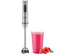 Grunkel Bm-2000 Batidora De Mano Función Turbo Vaso 800 Ml 2000W Inox