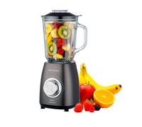 Grunkel batidora de vaso de 1 a 1,5L y de 500 a 2000W con vaso extraible de cristal. De fácil limpieza y de 2 a 4 niveles y Turbo (1,5L 1000W)