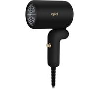 GKL Mini Secador de Viaje, 400W, Plegable, Flujo de Aire Caliente hasta 70°C para maleta, gimnasio, mochila y uso diario. Mini secador muy potente para su tamaño (Negro)