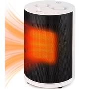 Grunkel - Calefactor de bajo Consumo portátil, termostato regulable, Calefactor cerámico de baño, protección anti-caídas y sobrecalentamiento (1800 W)