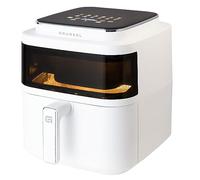 Freidora aire - GRUNKEL Freidora de aire WHITELIGHTFRYER de 6L y 1400W blanca, 1,400 W, 6 l, Multicolor