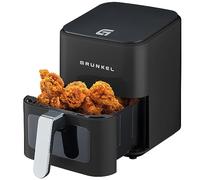Grunkel - Freidora de aire - Airfryer - EASY FRYER de 4 litros y 1200W con panel de control digital Multifunción. Temporizador 60 minutos 7 programas de cocina para freir sin aceite (Negro)
