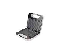 Grunkel - Sandwichera con Grill para 2 sandwiches. Superficie antideslizante y antiadherente de 750W de potencia y tacto frío (Grill Blanca)