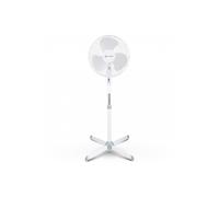 Grunkel - GRUNKEL VENTILADOR DE PIE 50W REGULABLE 3 VELOCIDADES BLANCO
