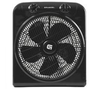 Grunkel - GRUNKEL VENTILADOR DE SUELO 50W 3 VELOCIDADES C/TEMPORIZADOR NEGRO