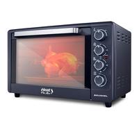 GRUNKEL - Horno Eléctrico con Convección de 48L 2000W | Capacidad Amplia | Resistencia en M | Temperatura 100-230 °C | Doble Cristal | Temporizador 60 Min | Acero Inoxidable | Luz Independiente