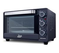 Grunkel - HR-23EASY horno tostador 23 L 1600 W Negro, Acero inoxidable