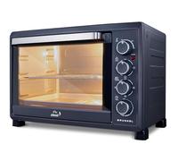Grunkel Horno eléctrico multifunción de sobremesa de 38L con 3 funciones de calor y selector de temperatura hasta 230ºC. Temporizador hasta 60 min - 2000W