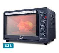 Horno eléctrico Grunkel HR-63MAX 63 L Negro Acero con convección y doble cristal