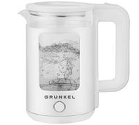 Grunkel HV-18CWPBL, Hervidor Eléctrico de Agua 1,8 L, 1500W, Apagado Automático (Blanco)