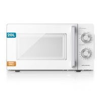 Grunkel microondas con grill de 20 litros, 700w + 900w grill 5-6 nivel