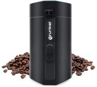 Grunkel - Molinillo de Café eléctrico MO-150R con Capacidad de 50 gr, Cuchillas Acero Inoxidable - Apto para Frutos secos y Especias - Negro