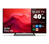 Grunkel QLED-4025W, Smart TV QLED 40 Pulgadas, Full HD 1920x1080, WebOS, Wi-Fi, 3 HDMI, 2 USB, Altavoces 2x8W