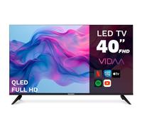 Grunkel QLED-4026VD Smart TV QLED 40” Full HD | Sistema VIDAA | TDT DVB-T/T2 H.265/HEVC + Satélite DVB-S/S2 | WiFi | USB Grabador | 3 HDMI | Sonido 20W