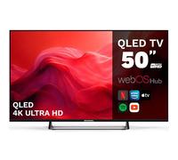 Grunkel QLED-5026WBS Smart TV QLED 50” 4K UHD | webOS | TDT T3 + Satélite S3 | WiFi | USB Grabador PVR | 4 HDMI | 3 USB | Sonido 20W