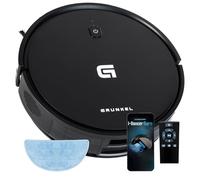 Grunkel Robot aspirador I-DANCERGYRO friegasuelos, giroscópica, succión 3000Pa, Wi-Fi Negro