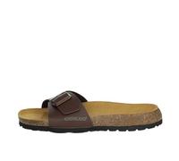 GRUNLAND Bobo CB0672 Testa di Moro Marrone ciabatte uomo Fibbia Birk 40