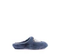 Grunland - Chanclas de peluche con corazón | Faye CI3058, Jeans, 41 EU