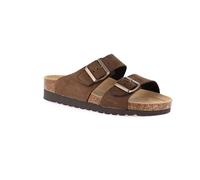 Grunland - Chanclas Hola con doble hebilla bicolor CB2249, marrón, 39 EU