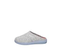 Grunland CI2618 - Chanclas básicas de fieltro de lana auténtica para mujer, color beige y calabaza 36