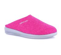 Grunland CI2618 - Chanclas básicas para mujer, de fieltro de lana auténtica, color fucsia y arena 35